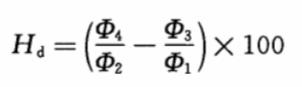 霧度H值計(jì)算公式